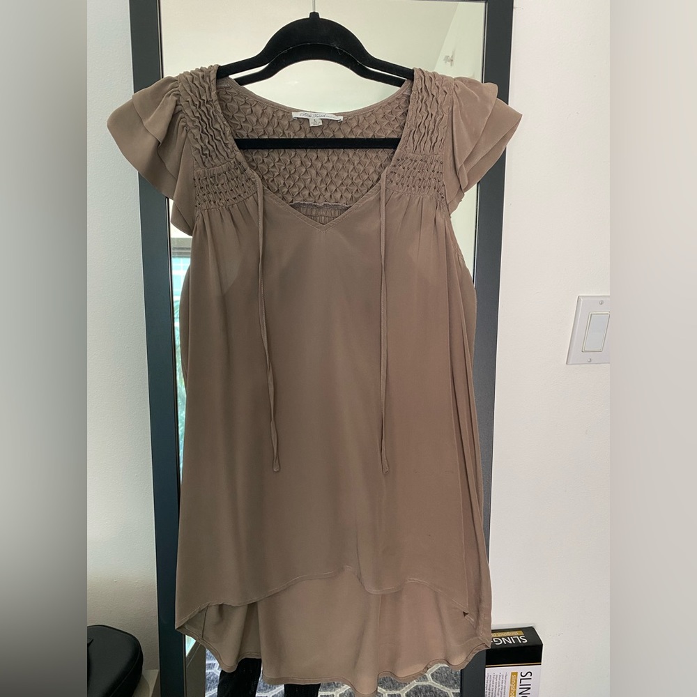 Blue Tassel Silk Tunic